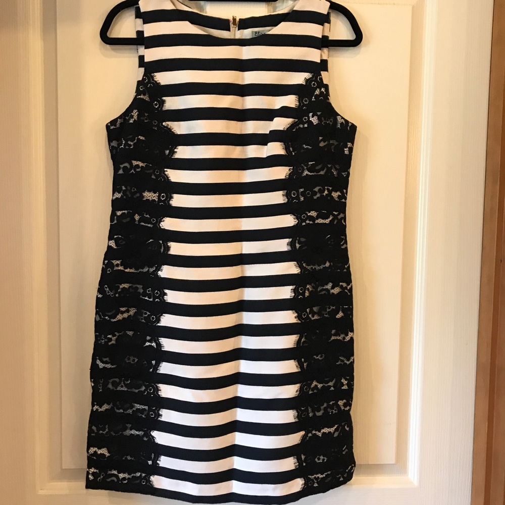 Eliza J Striped Shift Dress